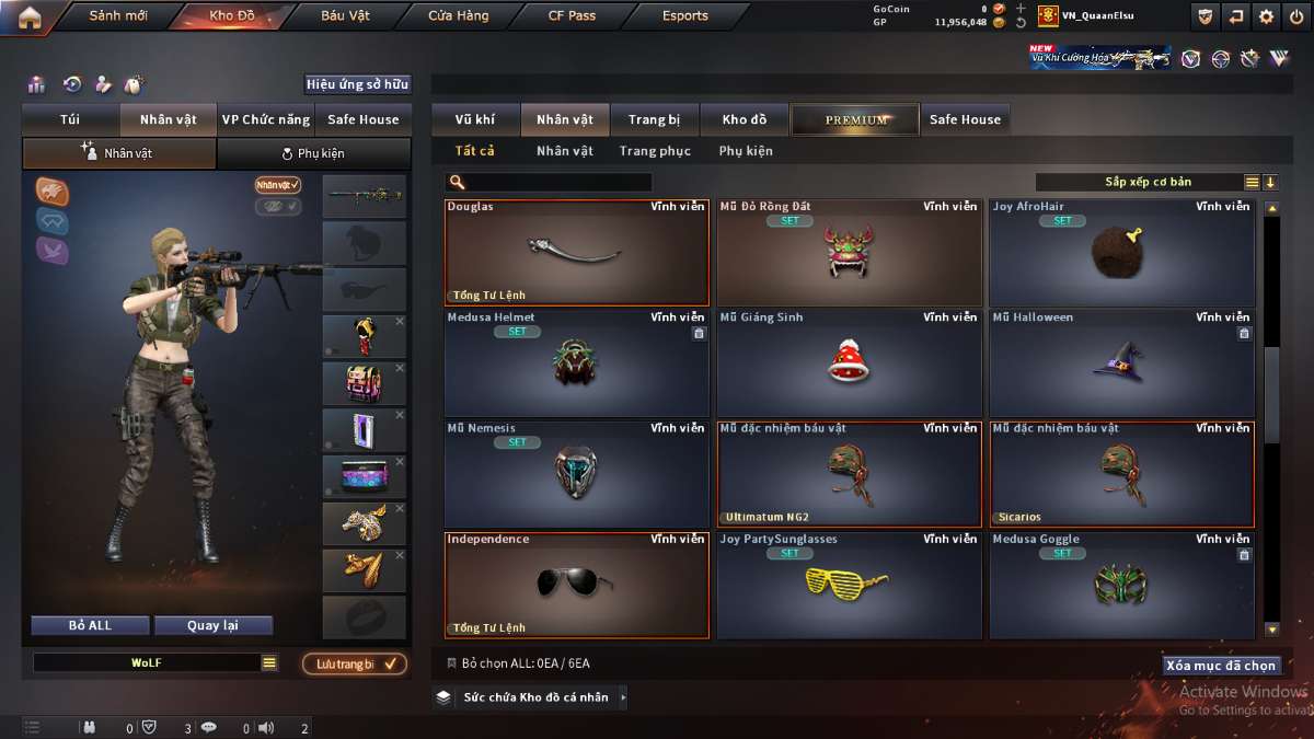 shop acc cf uy tin gia re